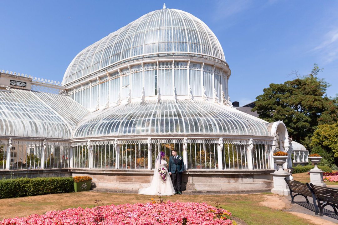 Botanic gardens wedding photography